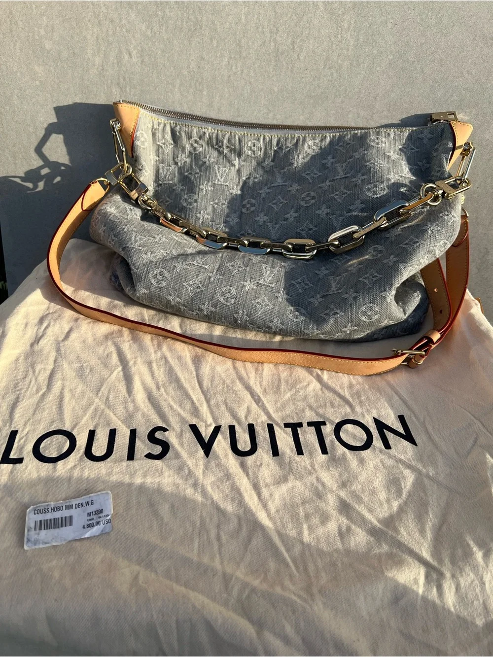 Louis Vuitton Coussin Hobo Denim